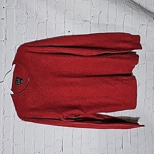 Jos A. BANK SZ Large red cashmere sweater MT27